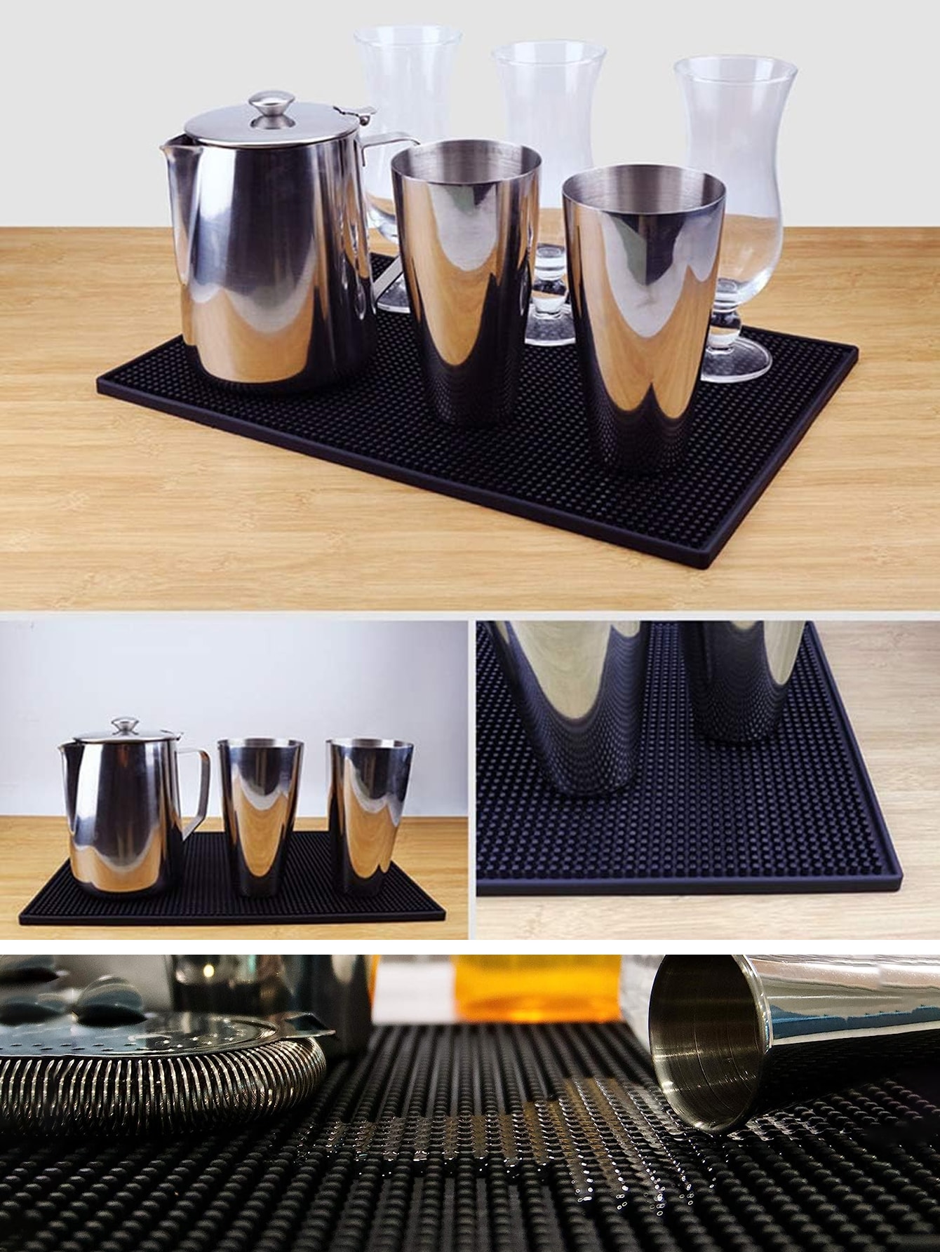 แผ่นรองบาร์ Leeseph, แผ่นรองจา - Bar Mat Rubber บทวิจารณ์และราคา