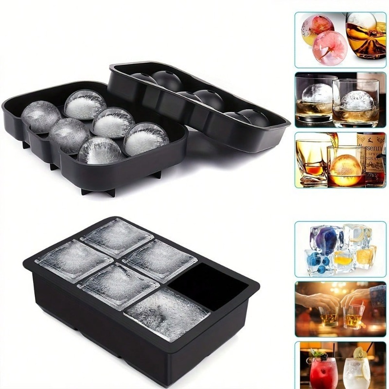 ถาดน้ำแข็งซิลิโคนพรีเมียมพร้อม - Ice Mold Sphere บทวิจารณ์และราคา