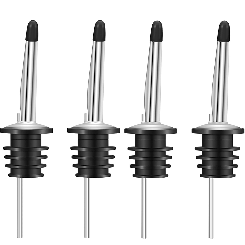 4 ชิ้นสแตนเลสสตีลคลาสสิกขวด Po - Speed Pourer Cap บทวิจารณ์และราคา