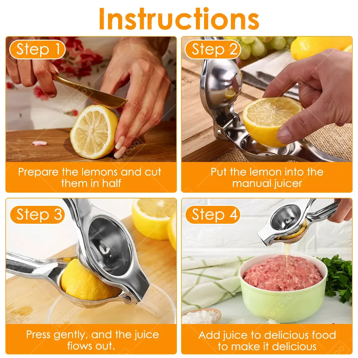 ที่คั้นน้ำมะนาว อุปกรณ์ครัว สแ - Citrus Juicer Bar บทวิจารณ์และราคา